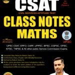 CSAT Class Notes Maths (Bilingual) by Rakesh Yadav Sir