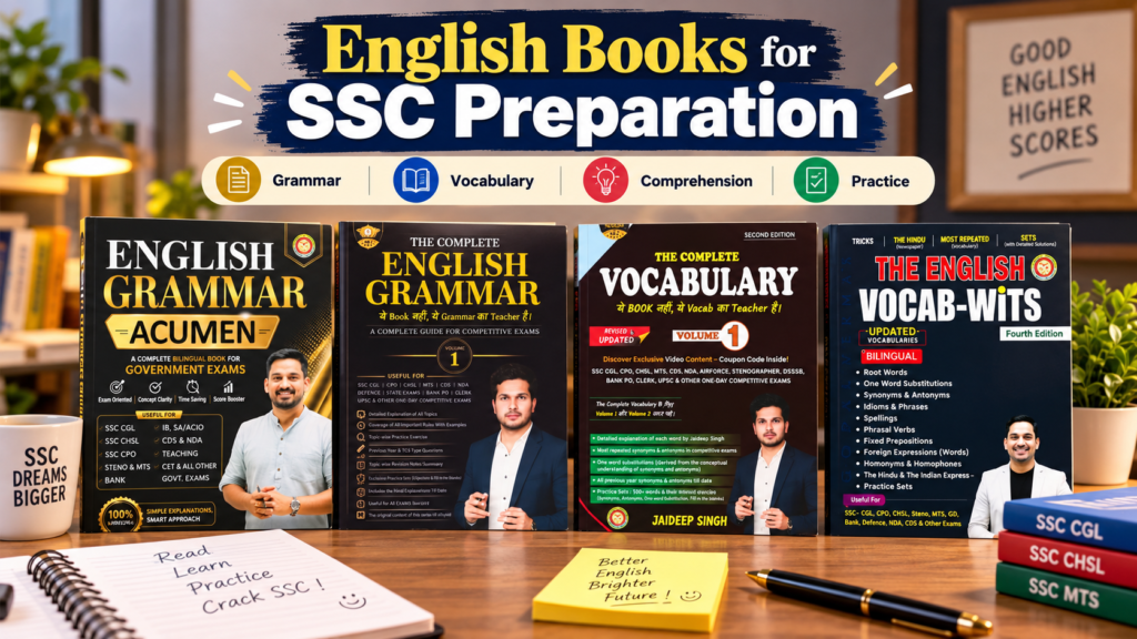 Best Books for SSC Exam Preparation 2026